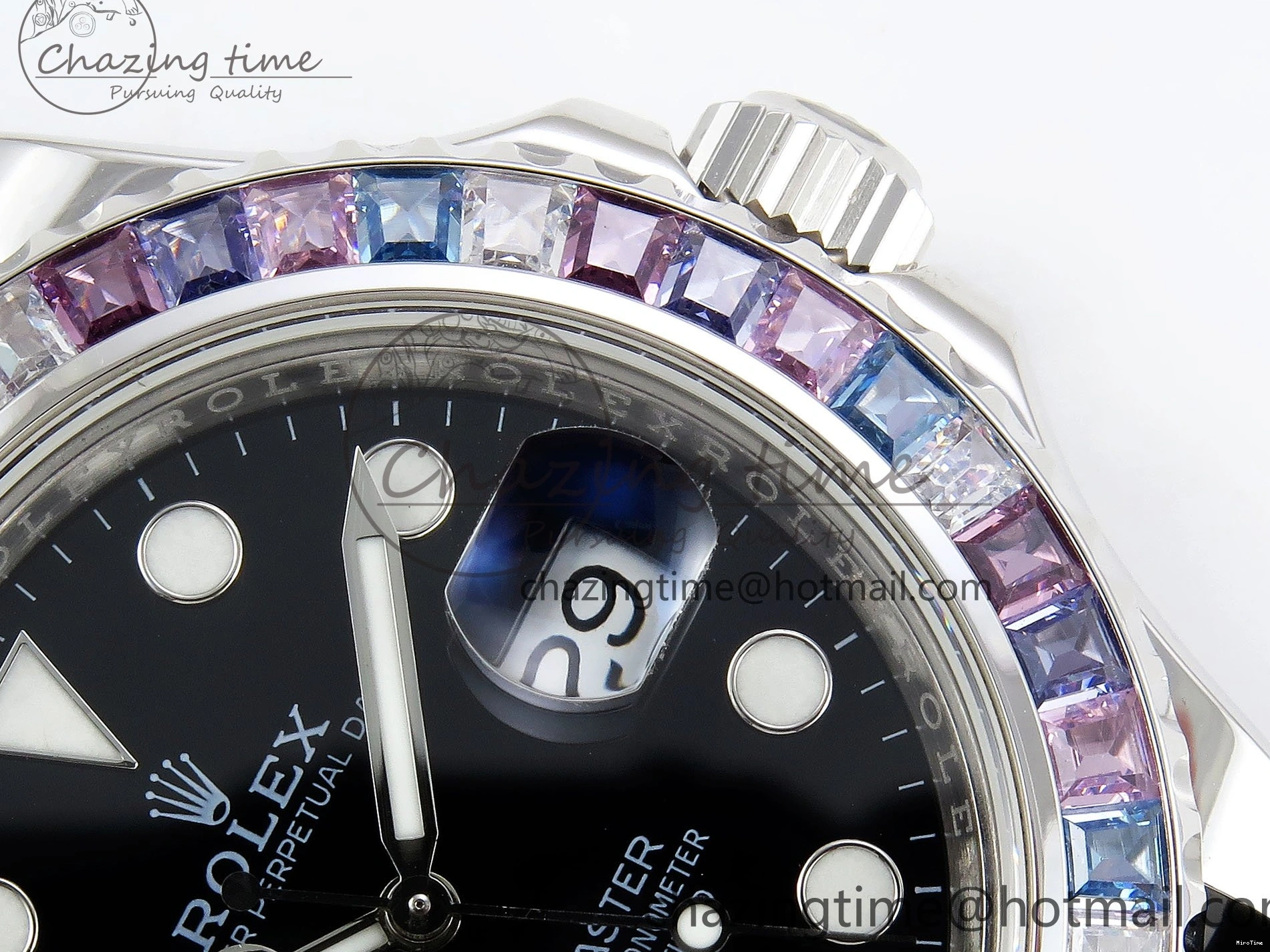 MiroTime 0422 Yacht-Master 226659 KF 1:1 Best Edition Diamonds Bezel WG Wrapped on Oysterflex Strap VR3235 (Gen Weight) Timeless 1576
